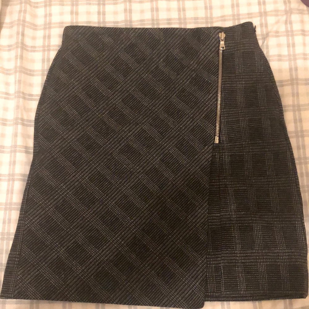 Loft Asymmetrical Skirt with Zip